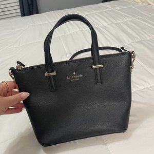 Kate Spade Black Leather Crossbody Purse